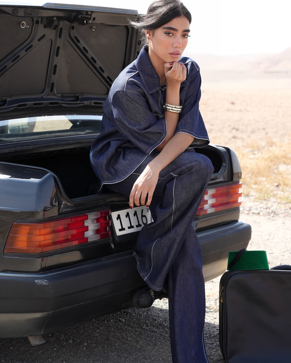 Ensemble en jeans oversize Tislit